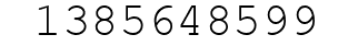 Number 1385648599.