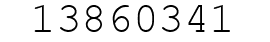 Number 13860341.