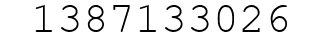 Number 1387133026.