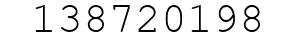 Number 138720198.