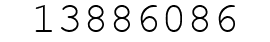 Number 13886086.