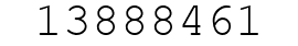 Number 13888461.