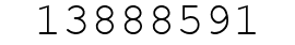 Number 13888591.