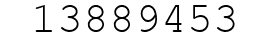Number 13889453.