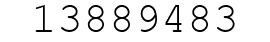 Number 13889483.