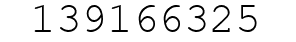 Number 139166325.