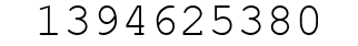 Number 1394625380.