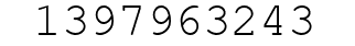 Number 1397963243.