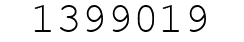 Number 1399019.