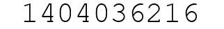 Number 1404036216.