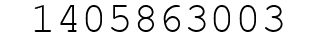Number 1405863003.