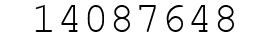 Number 14087648.