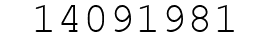 Number 14091981.