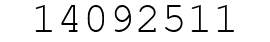 Number 14092511.