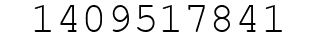 Number 1409517841.