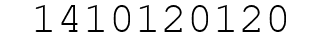 Number 1410120120.