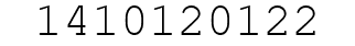 Number 1410120122.