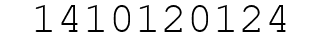 Number 1410120124.