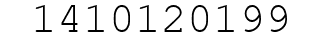 Number 1410120199.