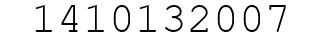 Number 1410132007.