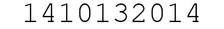 Number 1410132014.