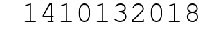 Number 1410132018.