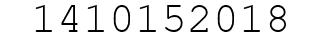 Number 1410152018.