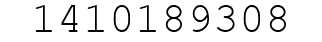 Number 1410189308.