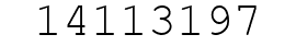 Number 14113197.