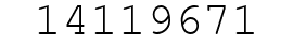 Number 14119671.