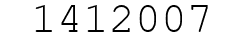 Number 1412007.