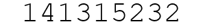 Number 141315232.