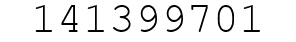 Number 141399701.