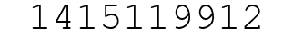 Number 1415119912.