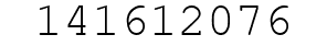 Number 141612076.