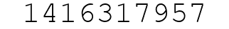 Number 1416317957.