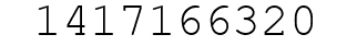 Number 1417166320.