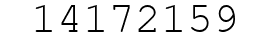 Number 14172159.