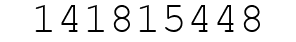 Number 141815448.