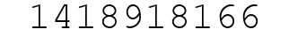Number 1418918166.