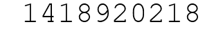 Number 1418920218.