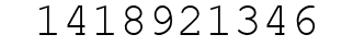 Number 1418921346.