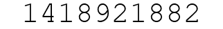 Number 1418921882.