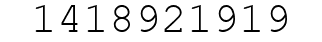 Number 1418921919.