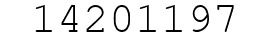 Number 14201197.