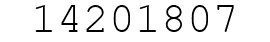 Number 14201807.