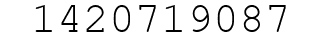 Number 1420719087.