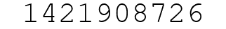 Number 1421908726.