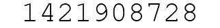 Number 1421908728.