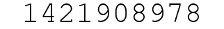 Number 1421908978.
